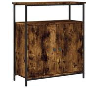 vidaXL Aparador de Madera de ingeniería Roble Ahumado 70x30x80 cm