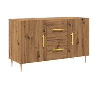 Vidaxl aparador de madera de ingeniería roble artisan 100x36x60 cm