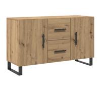 vidaXL Aparador de Madera de ingeniería Roble Artisan 100x36x60 cm, Armario de almacenaje, Mueble aparador, Mueble de almacenaje de Cocina, bufé