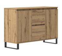 vidaXL Aparador de Madera de ingeniería Roble Artisan 104x35x70 cm, Armario de almacenaje, Mueble aparador, Mueble de almacenaje de Cocina, bufé