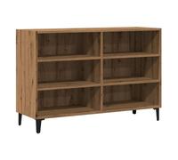 Vidaxl aparador de madera de ingeniería roble artisan 103,5x35x70 cm