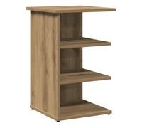 vidaXL Aparador Roble Artisan – madera de ingeniería, 35x35x55 cm