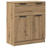 Vidaxl aparador de madera de ingeniería roble artisan 60x30x70 cm