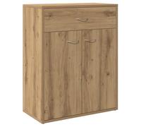 vidaXL Aparador de Madera de ingeniería Roble Artisan 60x30x75 cm, Armario, Armario de Almacenamiento, Armario Auxiliar, Armario aparador