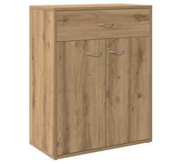 vidaXL Aparador de Madera de ingeniería Roble Artisan 60x30x75 cm, Armario, Armario de Almacenamiento, Armario Auxiliar, Armario aparador