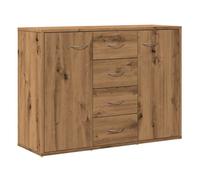 Vidaxl aparador de madera de ingeniería roble artisan 88x30x64 cm
