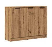 vidaXL Aparador de madera de ingeniería Roble Artisan 90,5x30x70 cm