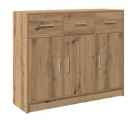vidaXL Aparador Roble Artisan – madera de ingeniería 91x28x75 cm