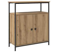 vidaXL Aparador de Madera de ingeniería Roble artisian 70x30x80 cm, Armario de almacenaje, Mueble aparador, Mueble de almacenaje de Cocina, bufé