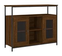 vidaXL Aparador de Madera de ingeniería Roble marrón 100x35x80 cm