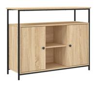vidaXL Aparador de Madera de ingeniería Roble Sonoma 100x35x80 cm