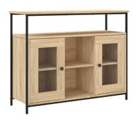 vidaXL Aparador de Madera de ingeniería Roble Sonoma 100x35x80 cm