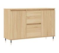 vidaXL Aparador de Madera de ingeniería Roble Sonoma 101,5x35x70 cm, Armario de almacenaje, Mueble aparador, Mueble de almacenaje de Cocina, bufé