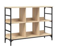 vidaXL Aparador de Madera de ingeniería Roble Sonoma 102x32x73,5 cm