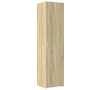 vidaXL Aparador de Madera de ingeniería Roble Sonoma 50x42,5x185 cm, aparador, Armario de Almacenamiento, Mueble Auxiliar, Armario, Armario Auxiliar