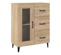 Vidaxl aparador de madera de ingeniería roble sonoma 69,5x34x90 cm