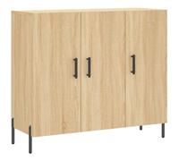 vidaXL Aparador de Madera de ingeniería Roble Sonoma 90x34x80 cm