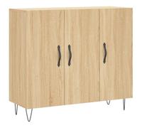 vidaXL Aparador de Madera de ingeniería Roble Sonoma 90x34x80 cm
