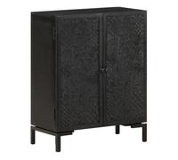 Vidaxl aparador de madera de mango maciza 60x30x76 cm