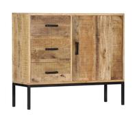 Vidaxl aparador de madera de mango maciza 88x30x71 cm