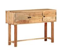 vidaXL Aparador Entrada Pasillo Vestíbulo Recibidor Auxiliar Decoración Hogar Casa Escritorio Muebles Mobiliario 115x35x75 cm Madera Maciza de Acacia