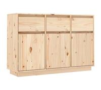 vidaXL Aparador Armario Auxiliar Alacena Mesa Consola Entrada Pasillo Vestíbulo Recibidor Mueble de Madera Maciza de Pino 110x34x75 cm