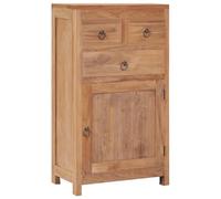 vidaXL Aparador de Madera Maciza de Teca 50x30x90 cm