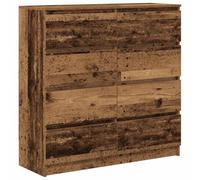 vidaXL Aparador de Madera Vieja 100x35x99 cm Madera ingeniería, Armario de Almacenamiento, Mueble aparador, Mueble de Pasillo, Buffet