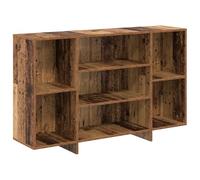 vidaXL Aparador de Madera Vieja 120 x 30 x 75 cm, Resistente, Hecho de Madera Ingenierizada, Espacio Amplio para Almacenamiento, Panel Trasero, Estantes, Sujeción a la Pared, Uso en Interiores, Fácil