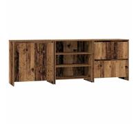vidaXL Aparador de Madera Vieja Marrón de - 70 x 41 x 75 cm, con un Acabado rústico. Tiene Puertas con bisagra y Mucho Espacio de Almacenamiento con estantes Integrados. Ideal para la Sala de Estar o