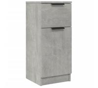 vidaXL Aparador de Mueble Armario Espacio Almacenamiento Auxiliar Salón Consola Teléfono en Casa Madera Contrachapada Gris Hormigón