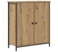vidaXL Aparador de Madera y Acero Roble Artisan 70x30x80 cm