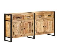 vidaXL Aparador Entrada Acento Pasillo Vestíbulo Recibidor Auxiliar Decoración Hogar Casa Escritorio Mueble 172x35x80 cm Madera Maciza de Mango