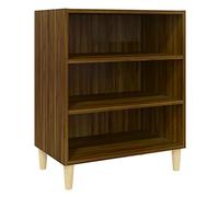 vidaXL Aparador Entrada Pasillo Vestíbulo Recibidor Armario Auxiliar Alacena Mesa Consola Decoración Mueble Contrachapada Roble Marrón 57x35x70cm