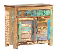 vidaXL Aparador Escritorio Cajón Mesa Auxiliar Cómoda Armario Almacenamiento Decoración Interior Dormitorio Salón Sala de Estar Madera Maciza Reciclada