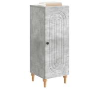 vidaXL Aparador Gris Hormigón 33 x 34,5 x 90 cm Madera de Ingeniería, Sala de Estar, Rectangular, Sofá Moderno, Duradero, para Espacios Minimalistas, Fácil de Limpiar, Diseño Elegante, Comodidad
