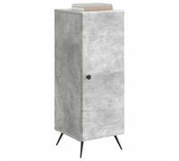 vidaXL Aparador Gris Hormigón 33 x 34,5 x 90 cm Madera de Ingeniería, Soluciones de Almacenamiento amplias, Buffet Rectangular, Mueble de gabinete versátil para Comedor para áreas de Vida mejoradas