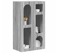 vidaXL Aparador Gris Sonoma 59 x 35 x 100,5 cm Madera de ingeniería, Aparador de Comedor, Rectangular, Moderno, Duradero, Diseño Elegante, Funcionalidad versátil para realzar Cualquier Espacio contem