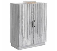 vidaXL Aparador Gris Sonoma 66 x 34,5 x 87 cm Madera de Ingeniería, Amplio Almacenamiento, aparador Buffet Elegante, Comedor Moderno, Muebles geniales para el área, versátiles