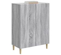 vidaXL Aparador Gris Sonoma 66 x 34,5 x 90 cm Madera de Ingeniería, Aparador Vintage, diseño Compacto, Madera Resistente, Mueble Funcional, Organizador para Sala, aprovecha Espacio