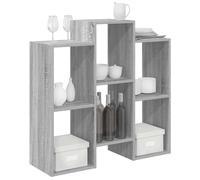 vidaXL Aparador Gris Sonoma 90 x 30 x 90 cm, Sala de Estar, diseño Moderno, Materiales duraderos, soluciones de Almacenamiento amplias, Elegante y Funcional, para Cualquier Espacio