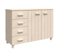 Vidaxl aparador hamar madera de pino maciza marrón miel 113x40x80 cm