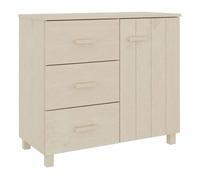 Vidaxl aparador hamar madera de pino maciza marrón miel 90x40x80 cm