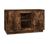 Vidaxl aparador madera contrachapada color roble ahumado 102x35x60 cm