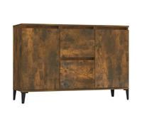 vidaXL Credenza Rovere Fumo 104x35x70 cm in Legno Multistrato