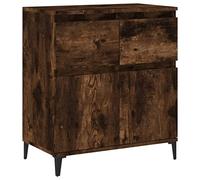 vidaXL Aparador Madera contrachapada Color Roble Ahumado 60x35x70 cm