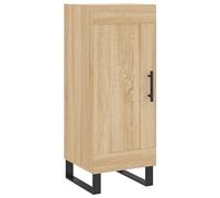 vidaXL Aparador Madera contrachapada Color Roble Sonoma 34,5x34x90 cm