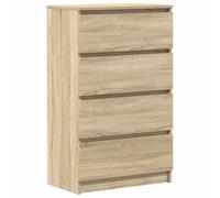 vidaXL Aparador Madera contrachapada Color Roble Sonoma 60x35x98,5 cm