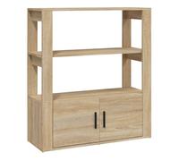 Vidaxl aparador madera contrachapada color roble sonoma 80x30x90 cm