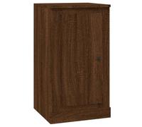 vidaXL Aparador Madera contrachapada marrón Roble 37,5x35,5x67,5 cm